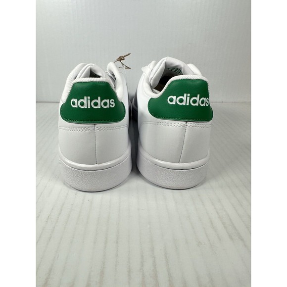 NEW Adidas Advantage White Green Mens Athletic Low Top Shoes Size 10 GZ5300 - Picture 5 of 8